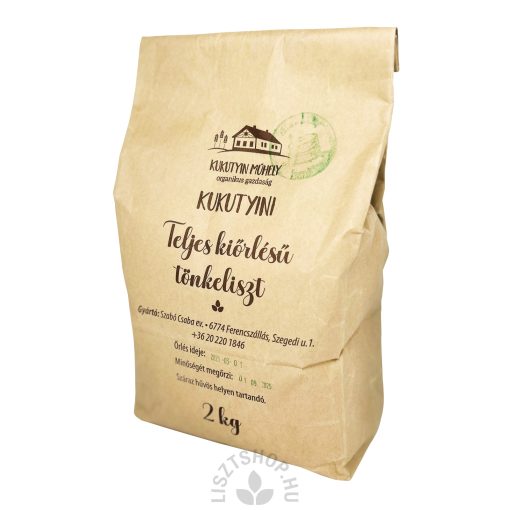 KUKUTYIN MŰHELY Kukutyini teljes kiőrlésű tönkeliszt - 2 kg
